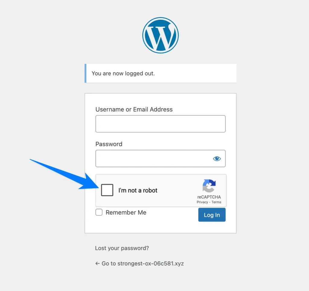 Add Captcha to default WordPress login page