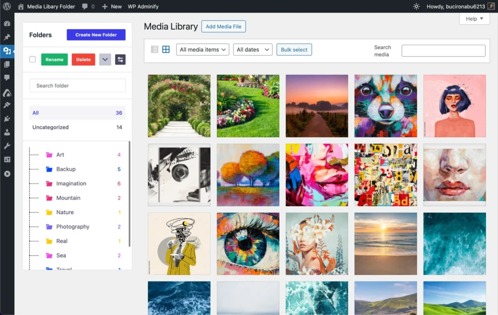 WordPress Media Manager plugin