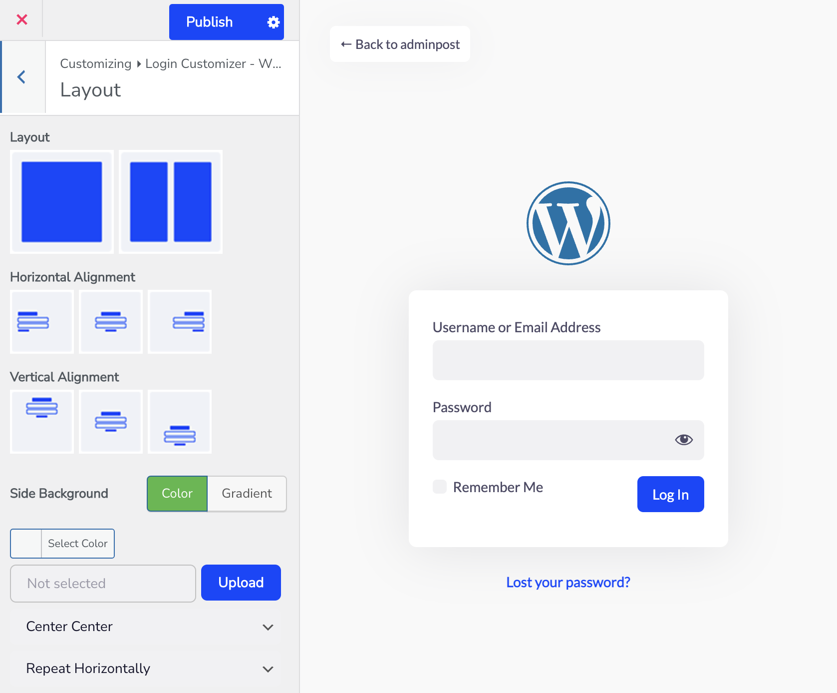 WordPress tutorial - WordPress login page layout change comprehensive guide