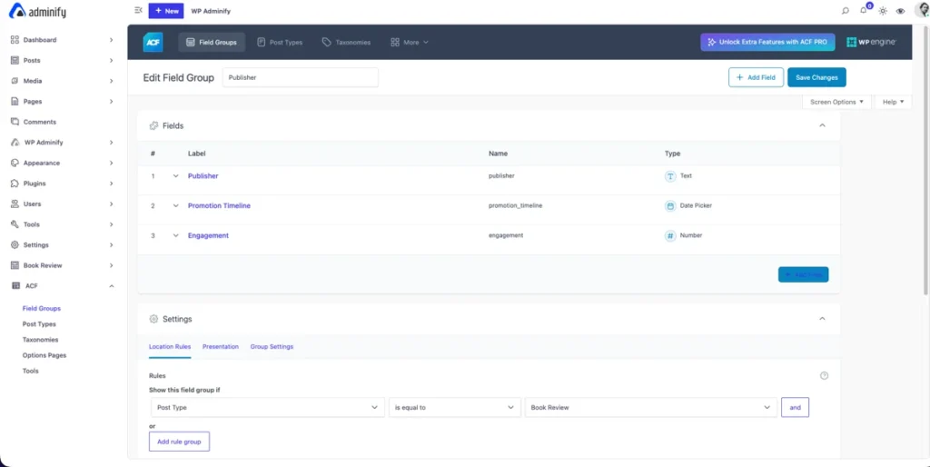 Create Your ACF Field Group