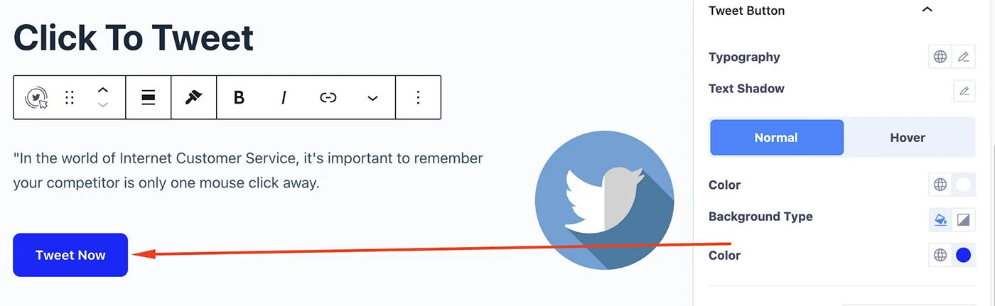 Tweet Button customization