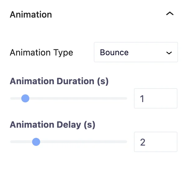 Gutenberg Block Animation customization