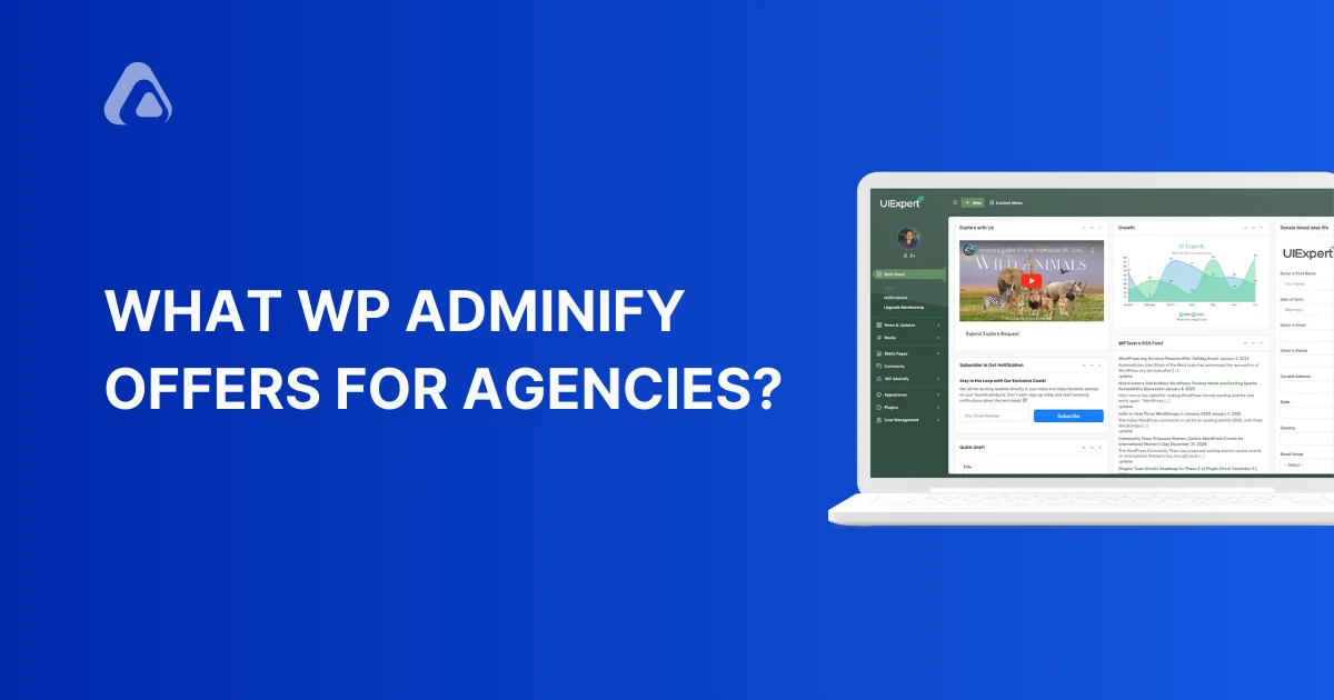 WP Adminify for Agencies – Smarter WordPress Dashboard Management