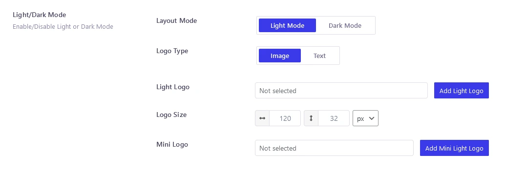 Light and Dark mode